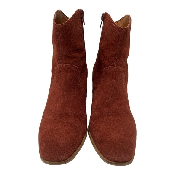 Lucky Brand Laidem Bootie Brown Suede Woman’s Size 8.5 M - Picture 5 of 14